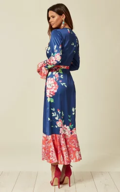Liquorish Wrap Front Midi Tea Dress In Floral Print -UK Skirt Sales 2023 2019 02 11 Jen Naomi Liquorish4079