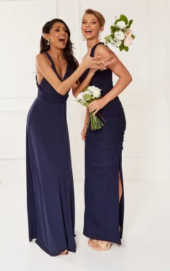 Angelina Navy One Shoulder Bridesmaid Dress 9 Angelina Navy One Shoulder Bridesmaid Dress -UK Skirt Sales 2023 2019 02 15 ella Shree RevieLondon5951