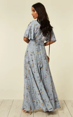 Kayla – Button Through Blue Maxi Dress -UK Skirt Sales 2023 2019 03 20 Ella Ming Bluevanilla1597