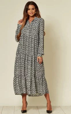 Grey Snake Print Maxi Smock Dress 8 Grey Snake Print Maxi Smock Dress -UK Skirt Sales 2023 2019 11 01 Jen Naomi Lovesunshine204243