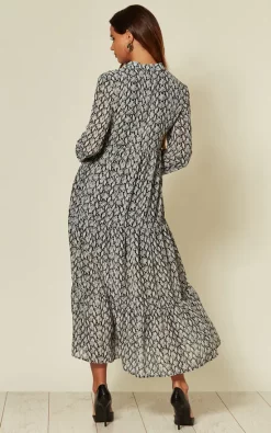 Grey Snake Print Maxi Smock Dress 9 Grey Snake Print Maxi Smock Dress -UK Skirt Sales 2023 2019 11 01 Jen Naomi Lovesunshine204259