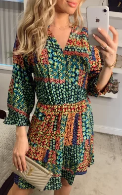 Joe Browns Patchwork Print Mix Smock Dress -UK Skirt Sales 2023 2021 03 03 Megan Sasha JoeBrowns131