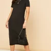 T Shirt Midi Dress In Black -UK Skirt Sales 2023 2021 05 10 Megan Mollie VM1