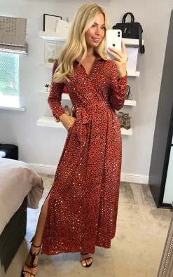 Jolie Moi Dora Floral Maxi Shirt Dress, Red Animal 9 Jolie Moi Dora Floral Maxi Shirt Dress, Red Animal -UK Skirt Sales 2023 2021 06 28 sasha joliemoi 22 06 2021 15 00 58