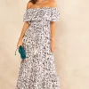 Liquorish Pink Animal Print Off Shoulder Maxi Dress In White 2 Liquorish Pink Animal Print Off Shoulder Maxi Dress In White -UK Skirt Sales 2023 2022 01 27 SF TOM Mollie Liquorish31393