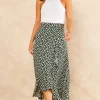 Sarta Green Floral Print Midi Wrap Skirt -UK Skirt Sales 2023 2022 03 24 SF TOM Mollie Sarta18625