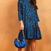 Geometric Print Midi Shirt Dress In Blue 2 Geometric Print Midi Shirt Dress In Blue -UK Skirt Sales 2023 2022 03 31 Jen Julia Bella Blue22021