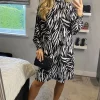Black Zebra Print High Neck Dress 2 Black Zebra Print High Neck Dress -UK Skirt Sales 2023 2022 04 08 Sasha KurtMuller141