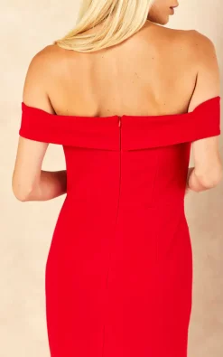 Red Bandeau Maxi Gown -UK Skirt Sales 2023 2022 07 12 Jen Amy TrueViolet54001