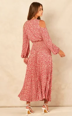 Traffic People Trials And True Romance Requiem Midi Dress In Red -UK Skirt Sales 2023 2022 07 19 Jen Chynna TrafficPeople56795