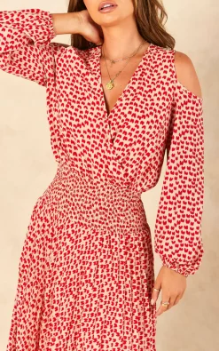 Traffic People Trials And True Romance Requiem Midi Dress In Red -UK Skirt Sales 2023 2022 07 19 Jen Chynna TrafficPeople56798 1