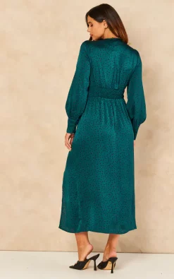 Green Spot V Neck Split Front Midi Dress 9 Green Spot V Neck Split Front Midi Dress -UK Skirt Sales 2023 2022 09 06 Jen Naomi Gini77988