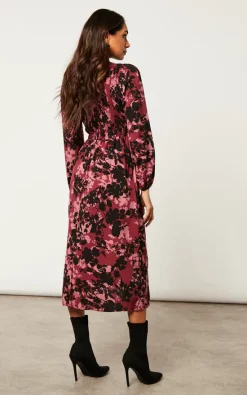 Shirred Bust Wrap Midi Dress 9 Shirred Bust Wrap Midi Dress -UK Skirt Sales 2023 2022 09 27 Jen Shree BlueVanilla1745