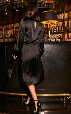 High Waist Midi Skirt In Black 9 High Waist Midi Skirt In Black -UK Skirt Sales 2023 2022 10 17 Tom Mollie VM16