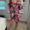 Multicolour Floral Print Long Sleeves Wrap Dress 2 Multicolour Floral Print Long Sleeves Wrap Dress -UK Skirt Sales 2023 2022 10 26 Sasha Danna34