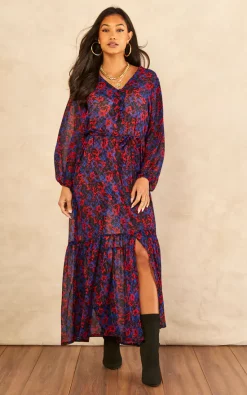 Red And Blue Floral Long Sleeve Tiered Dress 8 Red And Blue Floral Long Sleeve Tiered Dress -UK Skirt Sales 2023 2022 11 16 Tom Mollie IndiaGray20803