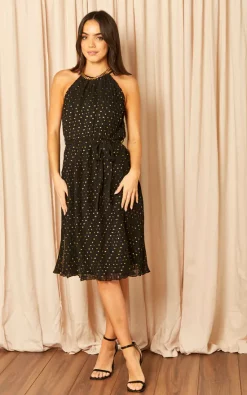 Pleated Halter Midi Dress 8 Pleated Halter Midi Dress -UK Skirt Sales 2023 2022 11 23 Jen Mollie BlueVanilla23721