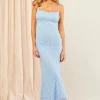 Bardot Lace Midi Dress In Light Blue -UK Skirt Sales 2023 2023 02 10 Jen39587