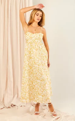 Bardot Cami Midi Dress In Abstract Print -UK Skirt Sales 2023 2023 02 10 Jen Freya Bardot39710