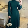 Green Long Sleeve Turtle Neck Midi Dress -UK Skirt Sales 2023 2023 02 14 Sasha Signage33