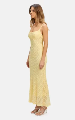 Bardot Lace Midi Dress In Yellow 8 Bardot Lace Midi Dress In Yellow -UK Skirt Sales 2023 57998DB1 0579
