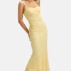 Bardot Lace Midi Dress In Yellow 2 Bardot Lace Midi Dress In Yellow -UK Skirt Sales 2023 57998DB1 0602