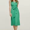 Green Jersey Empire Line Dress -UK Skirt Sales 2023 C161 200 17 1