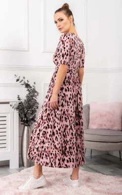 Coleen Jersey Maxi Dress, Pink Abstract 7 Coleen Jersey Maxi Dress, Pink Abstract -UK Skirt Sales 2023 FD621133PinkAbstract 8