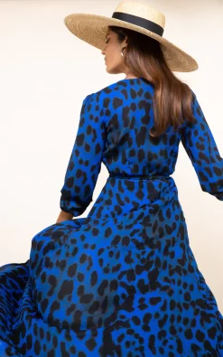 Jagger Dress In Blue Leopard -UK Skirt Sales 2023 FINAL 27 DL Ibiza SQ 26 05 2020 RAW7897