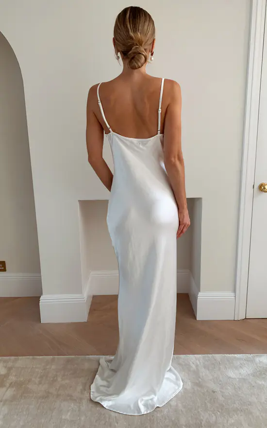 Bridesmaids Keisha Maxi Dress Matte Ivory 5 Bridesmaids Keisha Maxi Dress Matte Ivory - Image 3