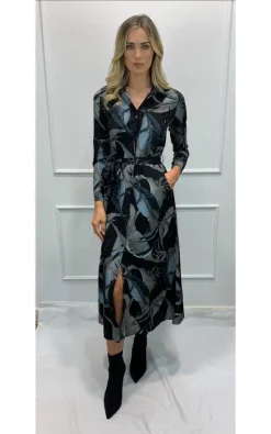 Luca Shirt Dress Black