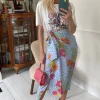 Tropical Leopard Midi Wrap Skirt In Multicolour -UK Skirt Sales 2023 IMG 9740
