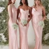 Keisha Maxi Bridesmaid Dress Matte True Blush 2 Keisha Maxi Bridesmaid Dress Matte True Blush -UK Skirt Sales 2023 KESHIA SATIN BLUSH 1161