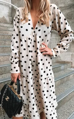 Dotty Day Dress Beige Polka Dot -UK Skirt Sales 2023 PHOTO 2019 10 29 18 54 24