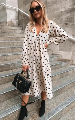 Dotty Day Dress Beige Polka Dot -UK Skirt Sales 2023 PHOTO 2019 10 29 18 54 31
